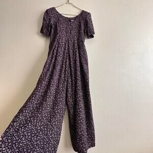 Vintage All That Jazz purple retro abstract jumpsuit